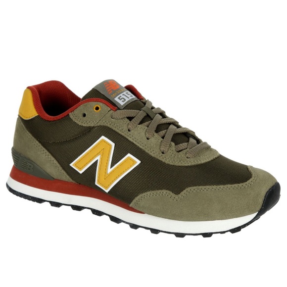 New Balance 515 Olive/Gray Men's Suede Athletic Running Shoes Sneakers - Picture 3 of 6